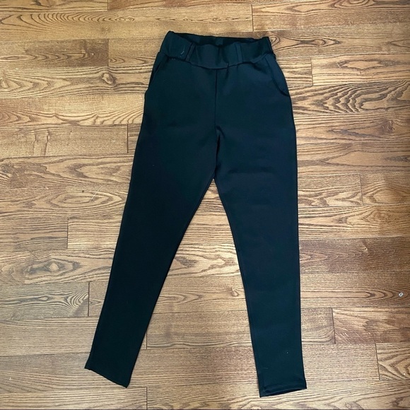 BNWT Boohoo high waisted black‎ skinny  trousers 8 - Picture 2 of 11
